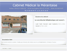 Tablet Screenshot of cabinetlamerantaise.com